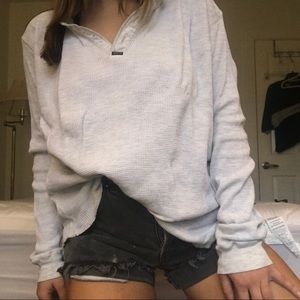 vintage polo waffle thermal